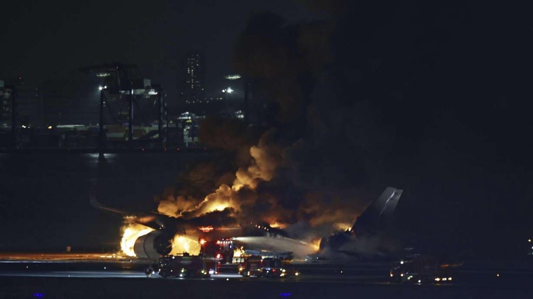 Deadly Plane Collision Causes Fire at Haneda Airport in Japan, Resulting in 5 Fatalities and Safe Evacuation of Hundreds