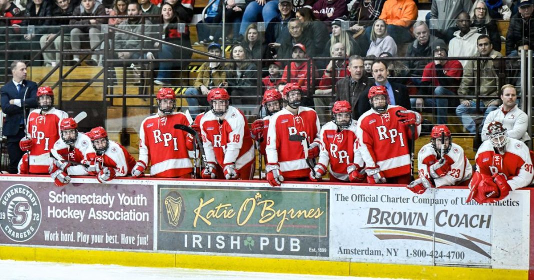 Watson and Evans Lead RPI Men’s Hockey to Victory Over Brown