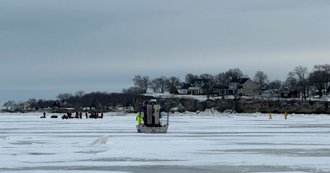 All 20 individuals stranded on Lake Erie ice near Catawba Island are accounted for and out of danger