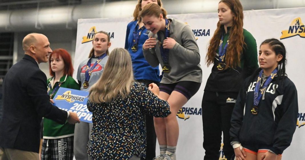 Four female wrestlers from Section 2 claim NYSPHSAA invitational titles in girls’ wrestling