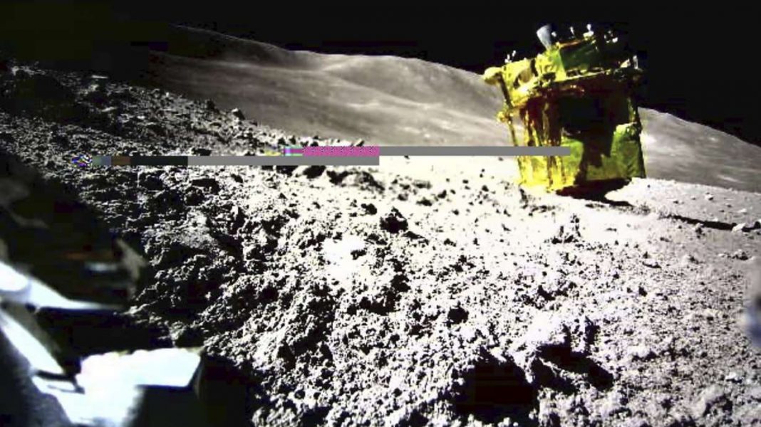 Japan’s accurate moon lander successfully reaches its destination, but is found to be inverted