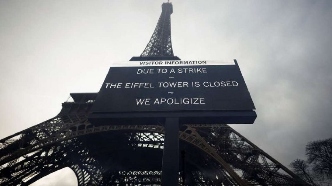 Eiffel Tower Shutdown due to Strike Disappoints Tourists Prior to Paris Olympics